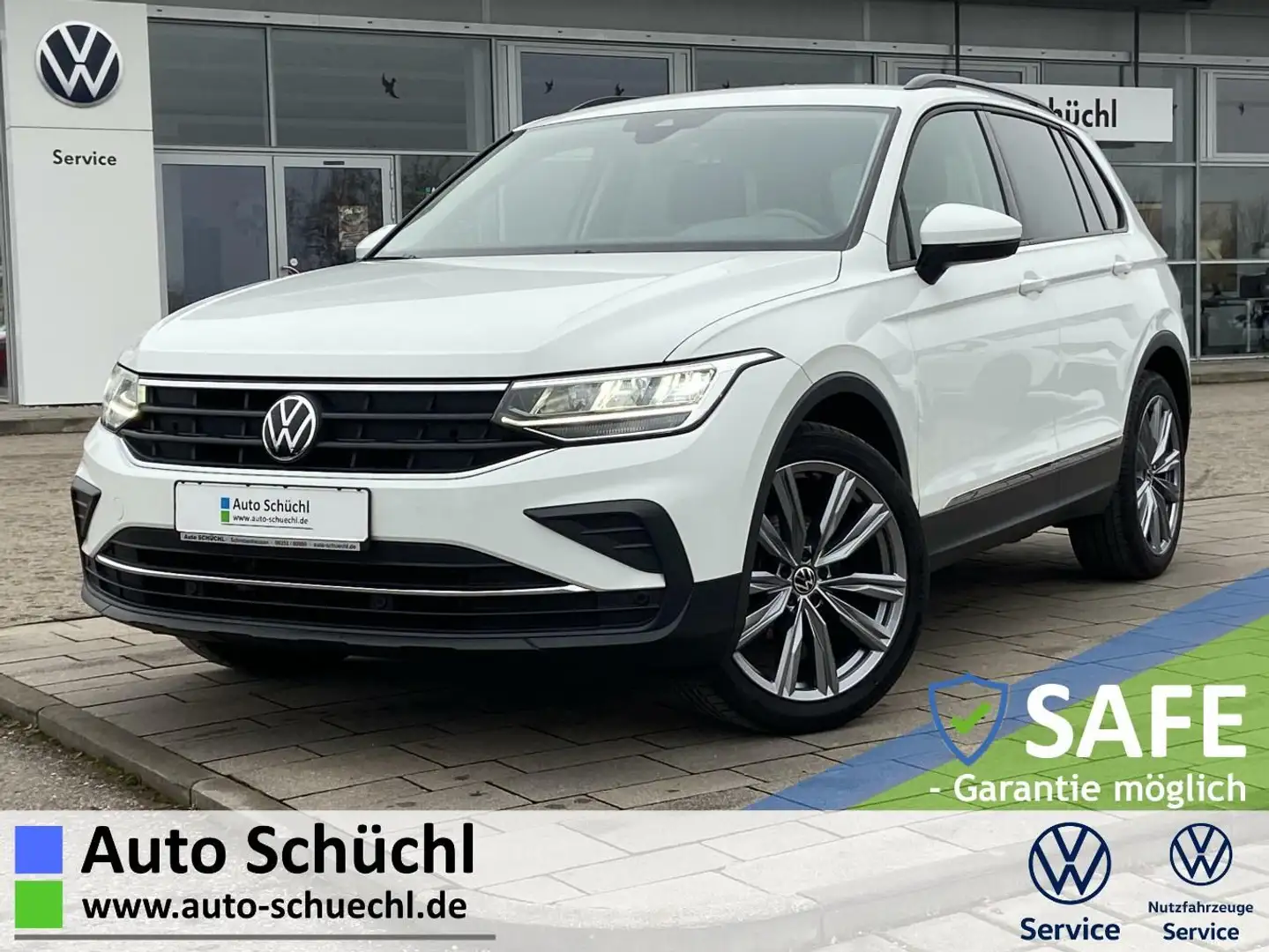 Volkswagen Tiguan 1.5 TSI Life 20"+SPORTPAKET+NAVI+LED+KAME Weiß - 1