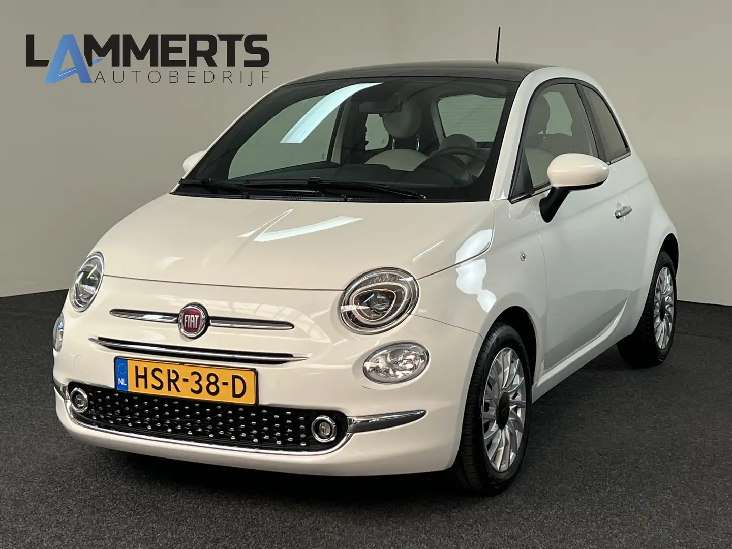 Fiat 500 1.0 Hybrid Dolcevita 70 PK Climate & Cruise Contro Blanc - 1