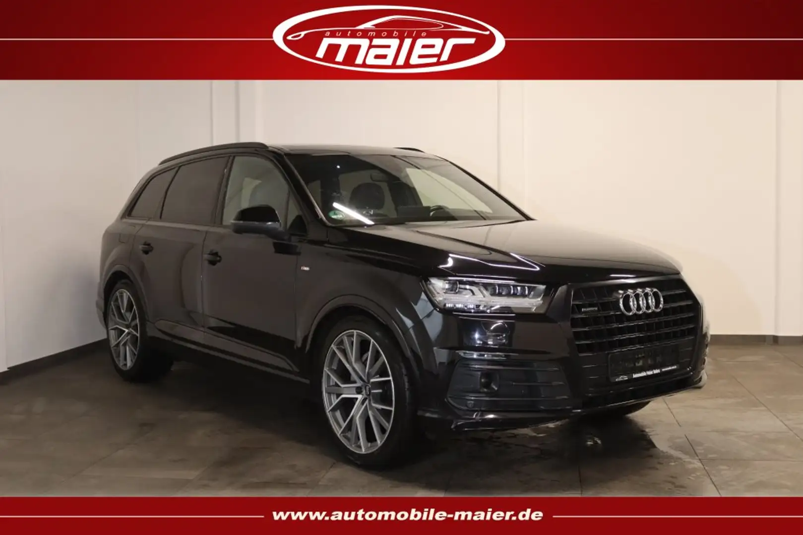 Audi Q7 50 TDI S line qu.-Pano-Luft-HUD-STHZ-LED-BOSE Чорний - 1