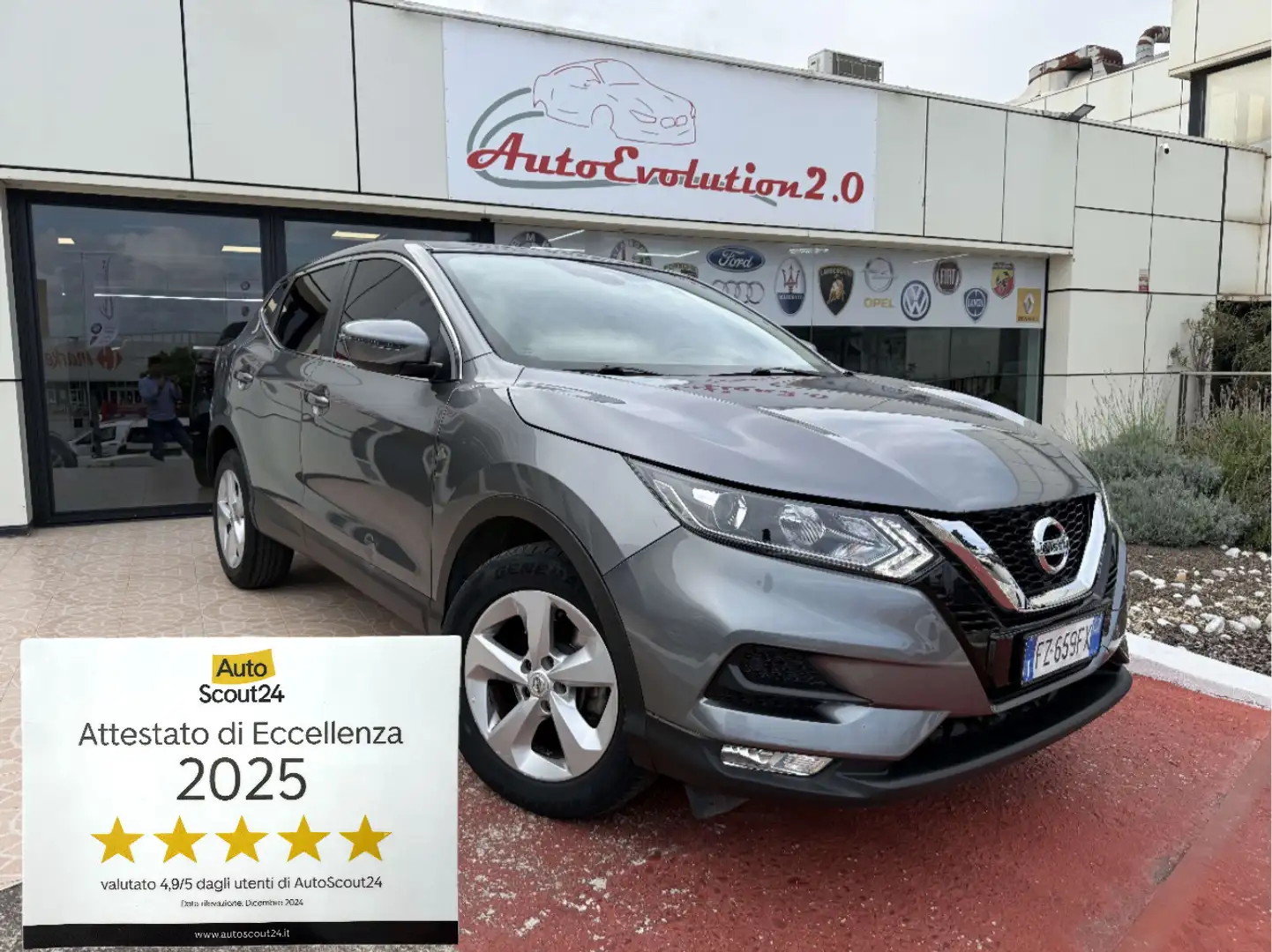 Nissan Qashqai Qashqai 1.5 dci Business 115cv dct Grau - 1