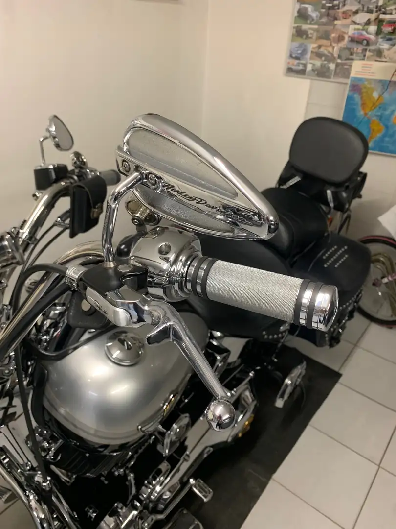 Harley-Davidson Heritage Softail Anniversary 100 anni Plateado - 2