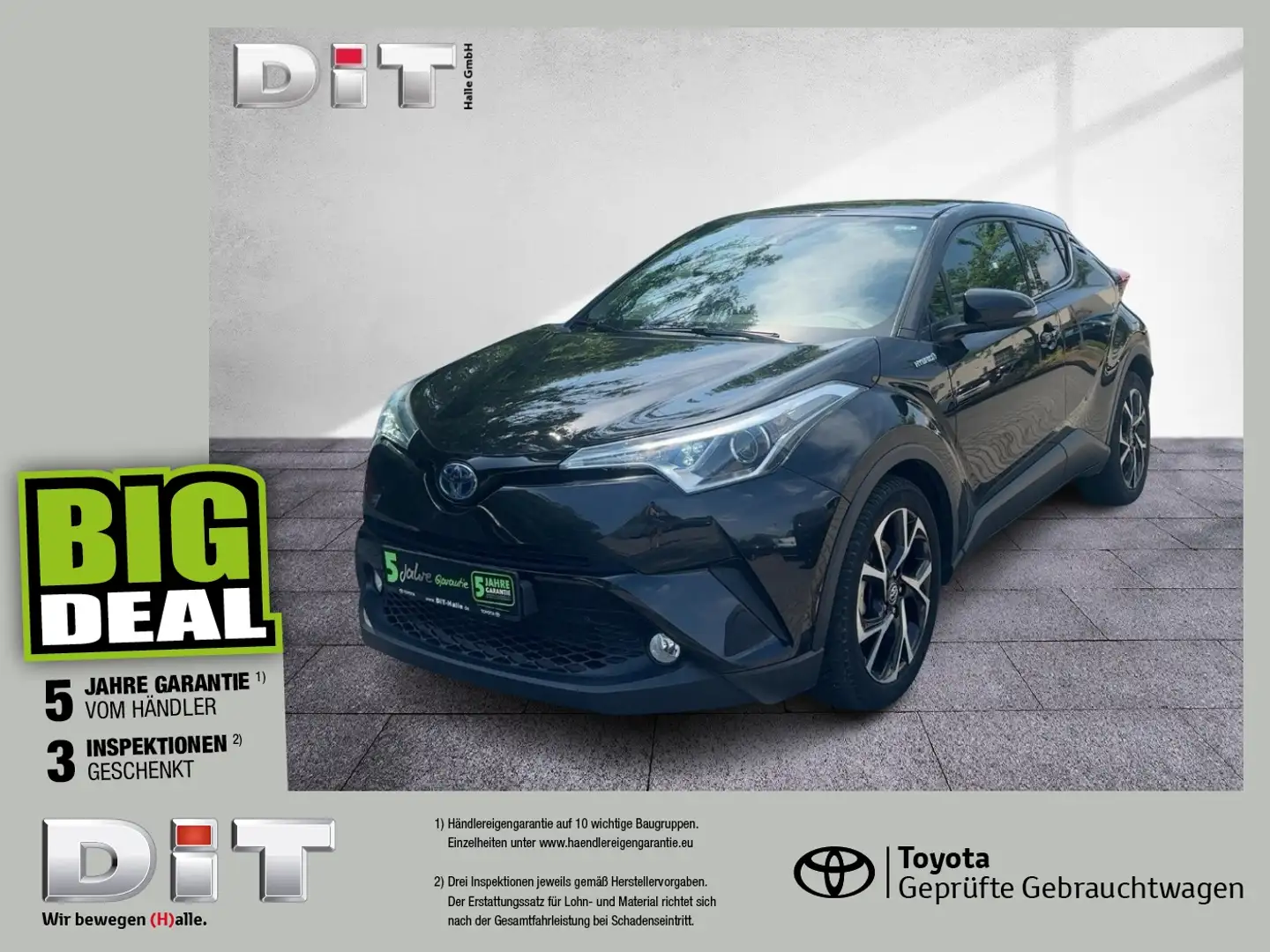 Toyota C-HR 1.8 Club Klima Kamera Tempomat Noir - 1