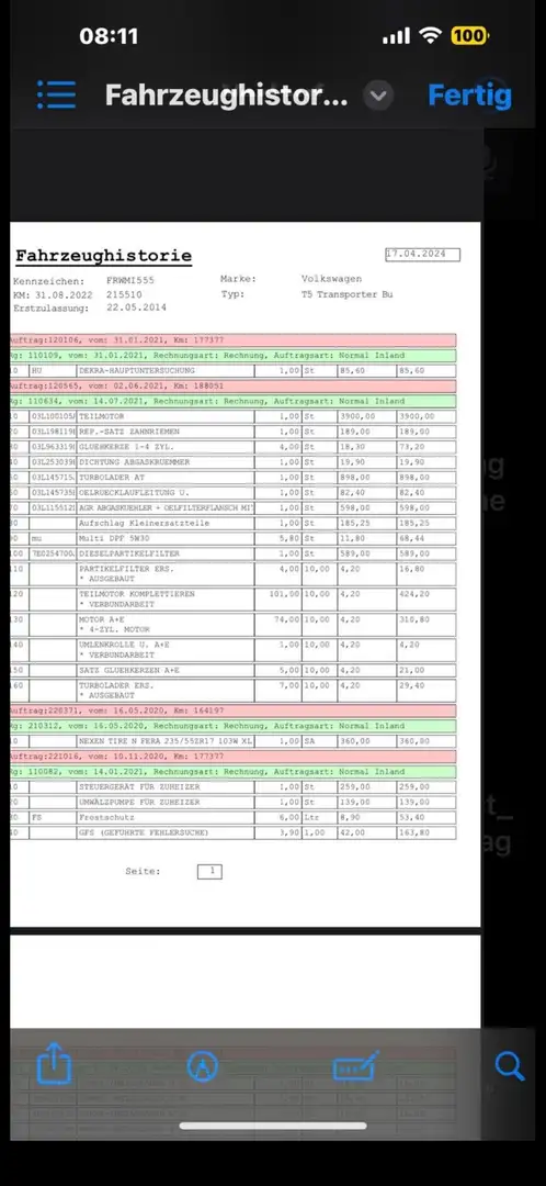 Volkswagen T5 Multivan Multivan Highline Schwarz - 2