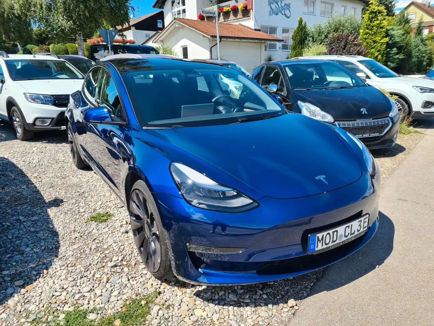 Tesla Model 3 Performance AWD Kék - 2