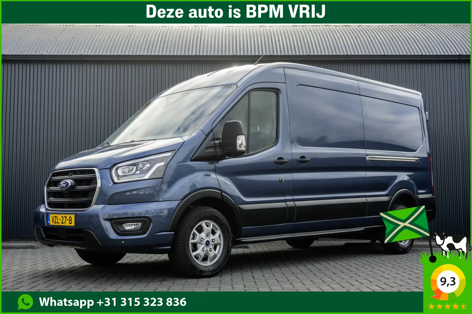 Ford Transit 350 TDCI | L3H2 | Limited | LED | Camera | 12" Dis Blau - 1