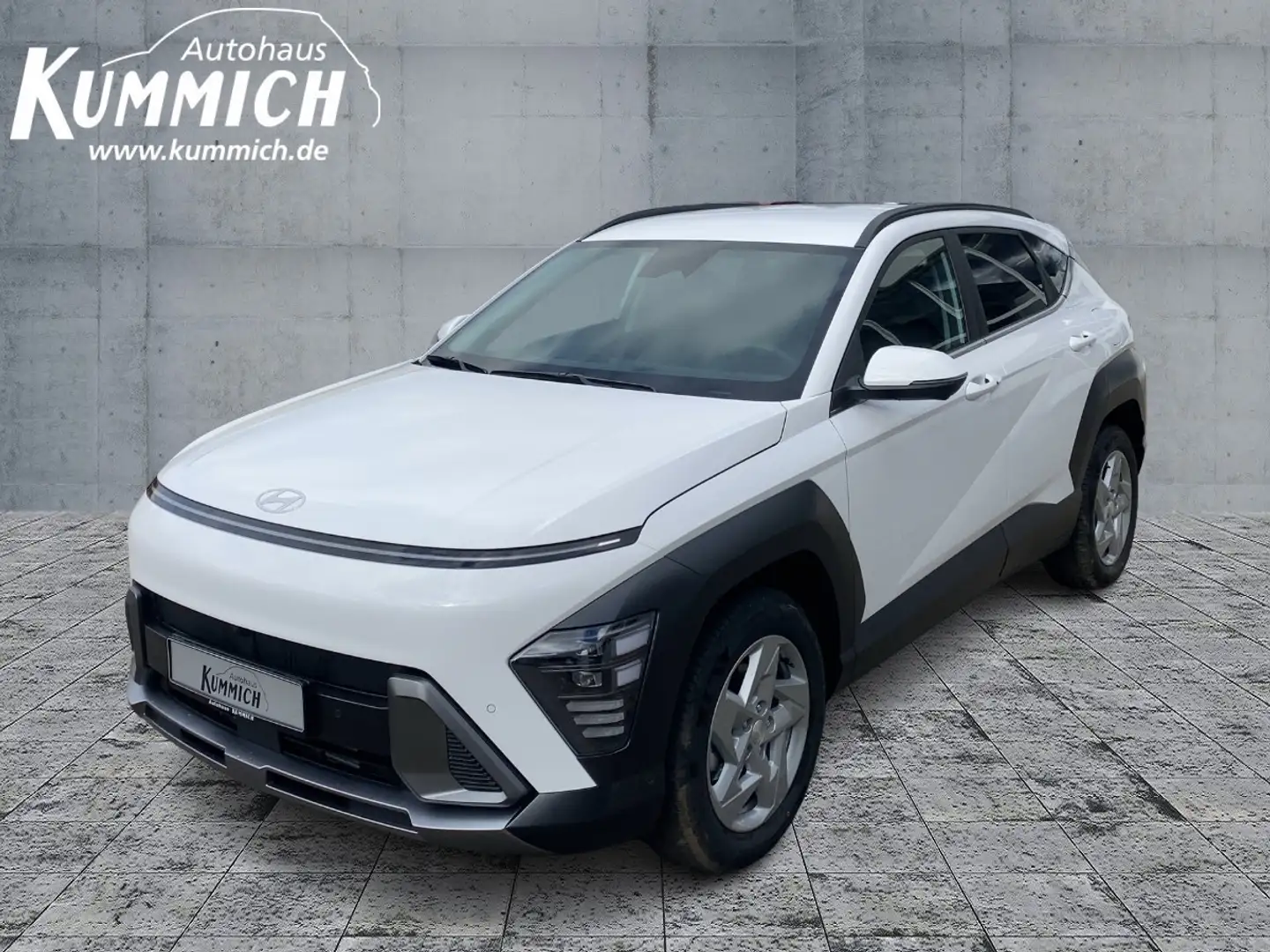 Hyundai KONA 1.0T-GDi 120PS M/T TREND  EKLAPPE BOSE ASSI Weiß - 1