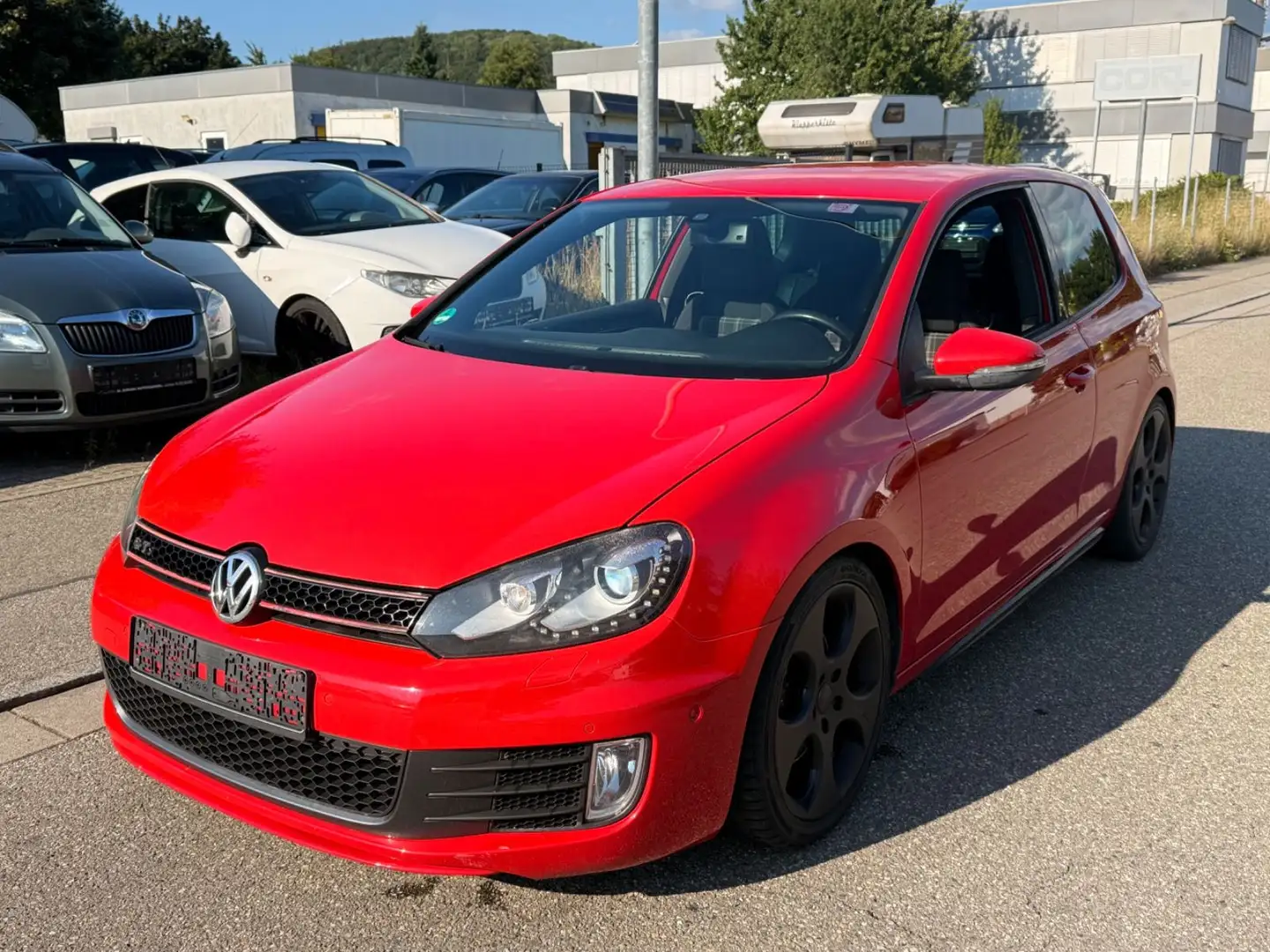 Volkswagen Golf VI GTI DSG TÜV Rood - 1