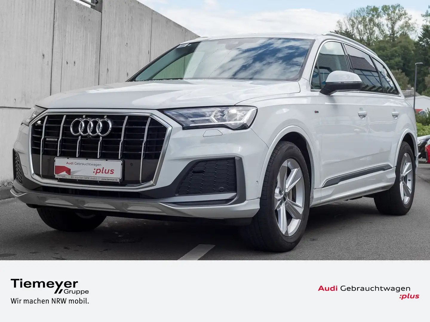 Audi Q7 50 TDI Q S LINE LEDER PDC NAVI PRIVACY PANO Weiß - 1