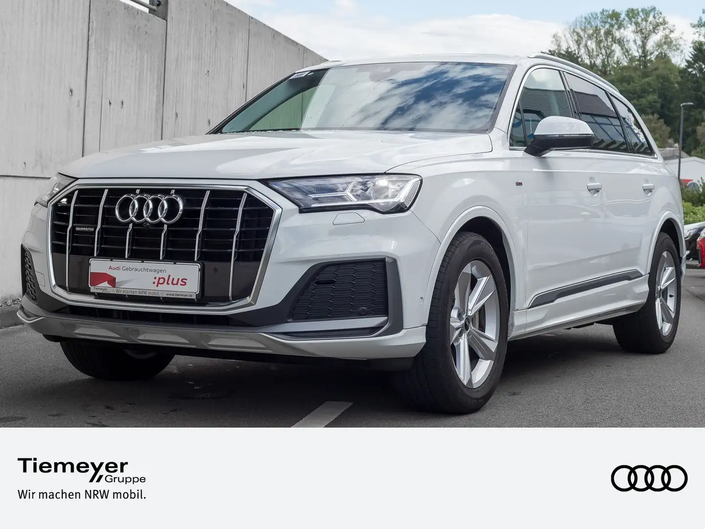 Audi Q7 50 TDI Q S LINE LEDER PDC NAVI PRIVACY PANO Weiß - 1