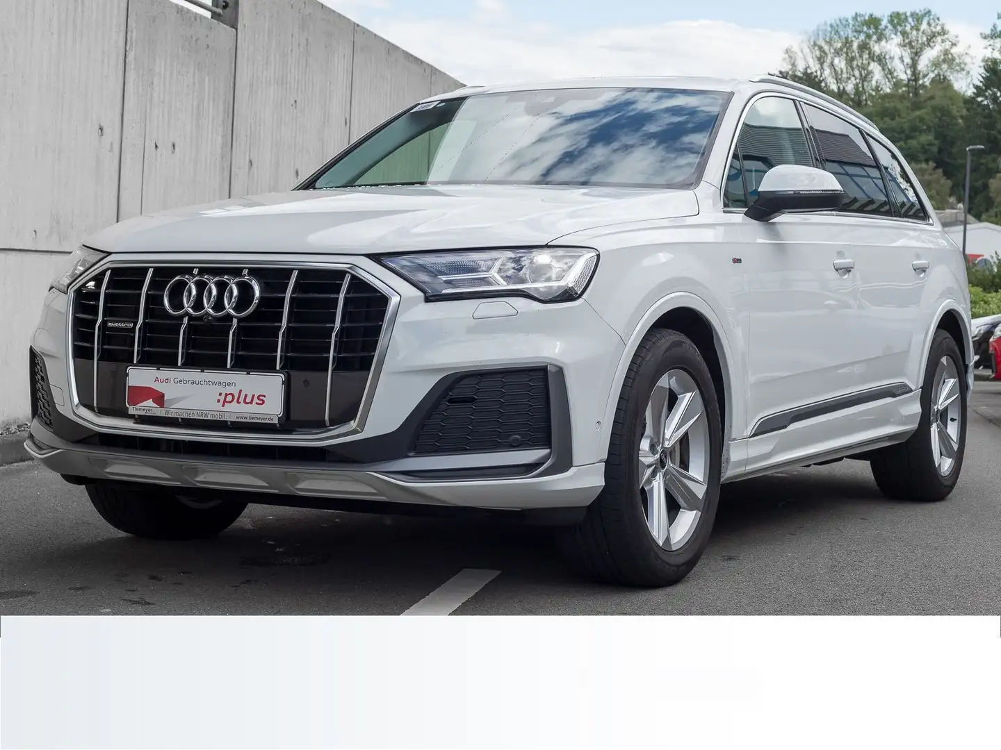 Audi Q7 50 TDI Q S LINE LEDER PDC NAVI PRIVACY PANO Weiß - 2