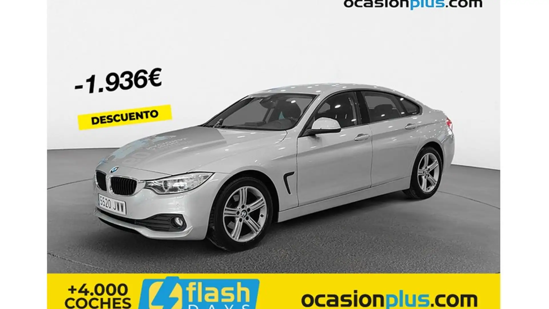 BMW 418 418d Gran Coupé Srebrny - 1