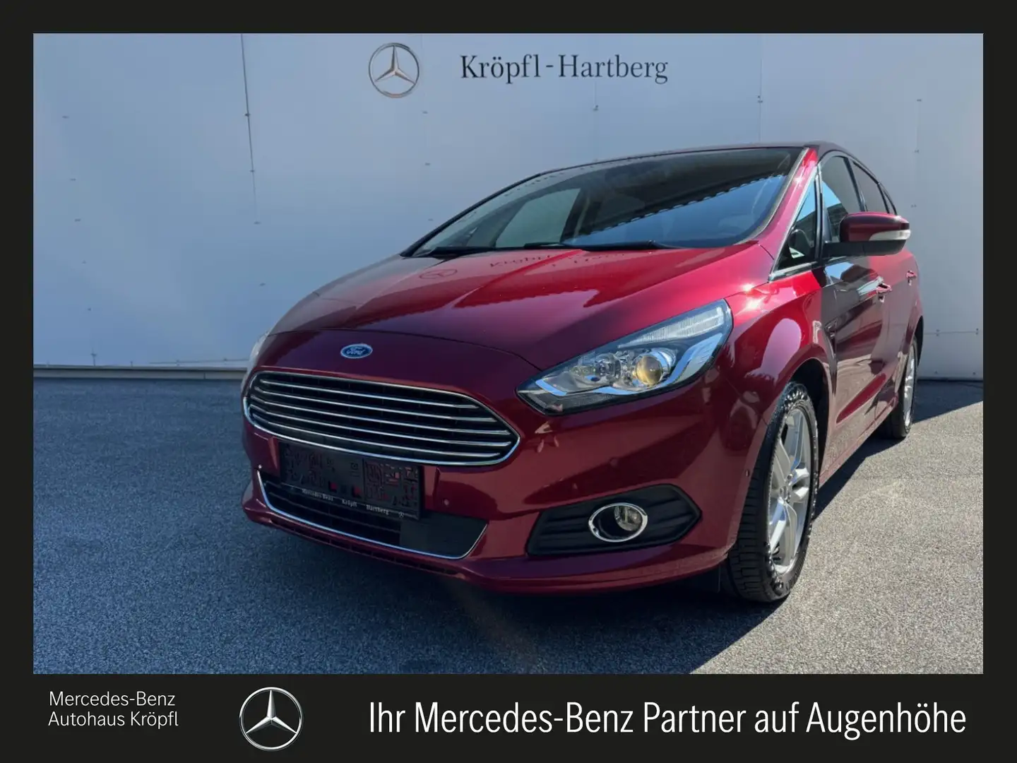 Ford S-Max Titanium 2.0 TDCi Ambi Leder Navi KeyGo Rot - 1