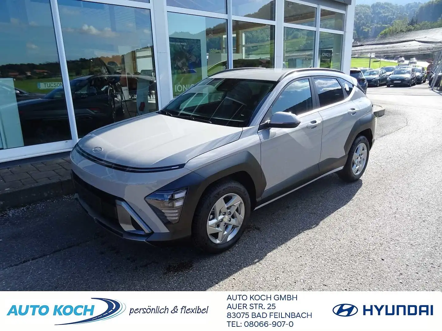 Hyundai KONA 1.0 T-GDI DCT Trend Lichtpaket Bose Grau - 1