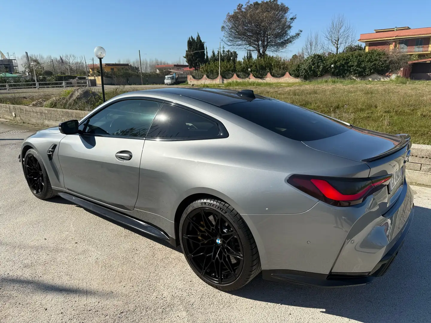 BMW M4 Coupe 3.0 Competition M xdrive auto Grigio - 2