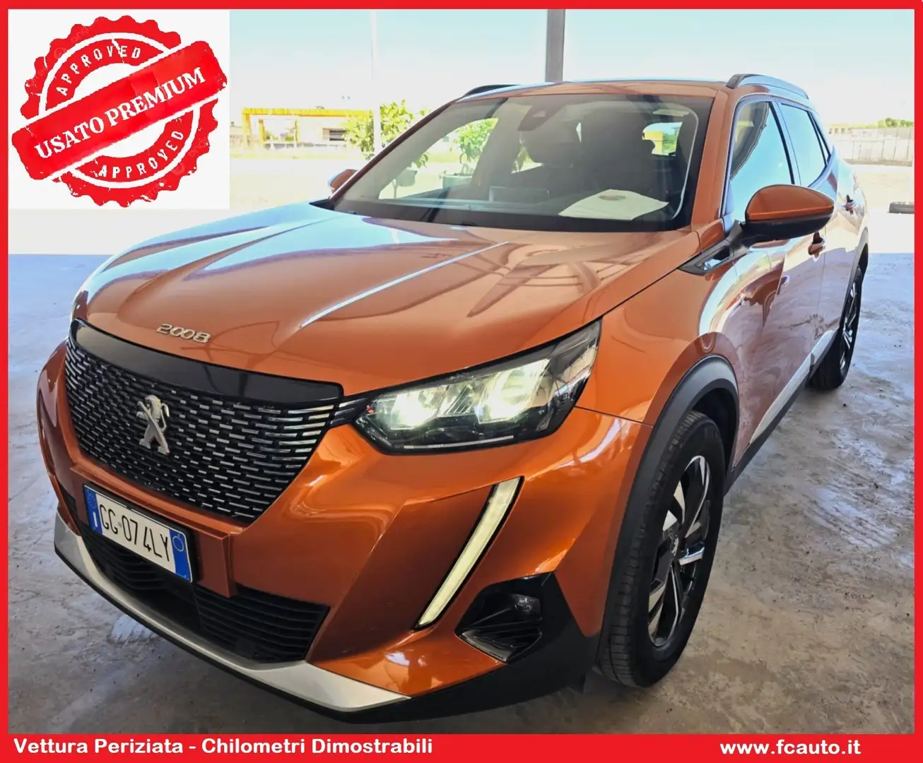 Peugeot 2008 PureTech 130 S&S GT Arancione - 1