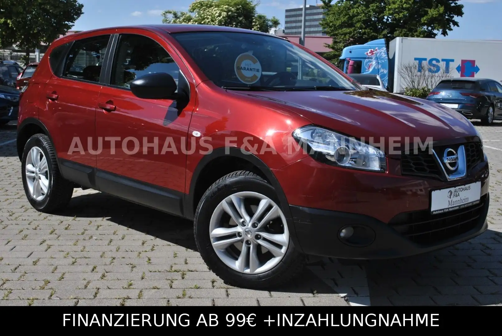 Nissan Qashqai Acenta Automatik Klima AHK Tempomat PDC Rot - 2