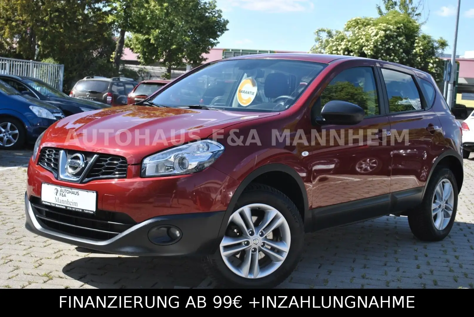 Nissan Qashqai Acenta Automatik Klima AHK Tempomat PDC Rot - 1