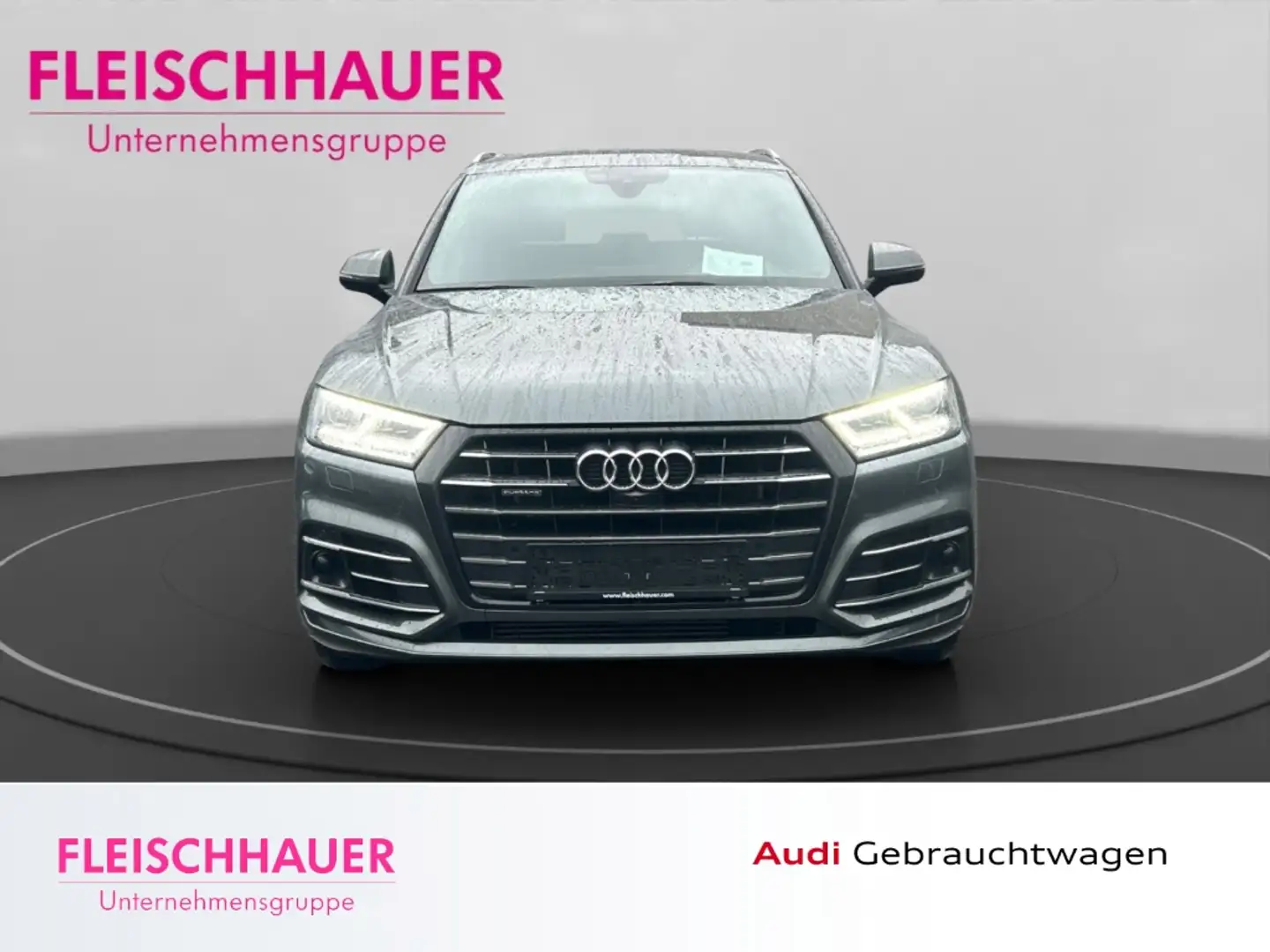 Audi Q5 sport 2.0 55 TFSI e quattro+ACC+AHK+NAVI+ALCANTARA Gris - 2