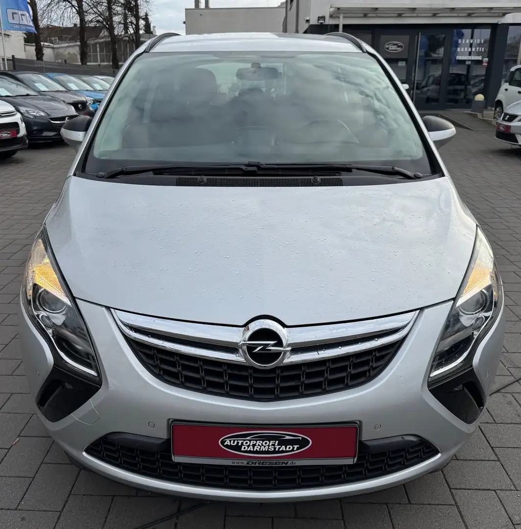 Opel Zafira Tourer TÜV AU NEU/7XSITZ*KLIMA*PDC*NAVIGATION*TEMPOMAT Gris - 2