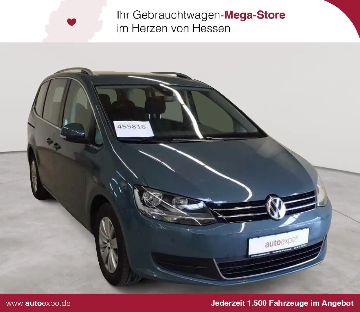 Volkswagen Sharan Sharan 2.0 TDI DSG Comfortl 7Si AHK Blue - 1