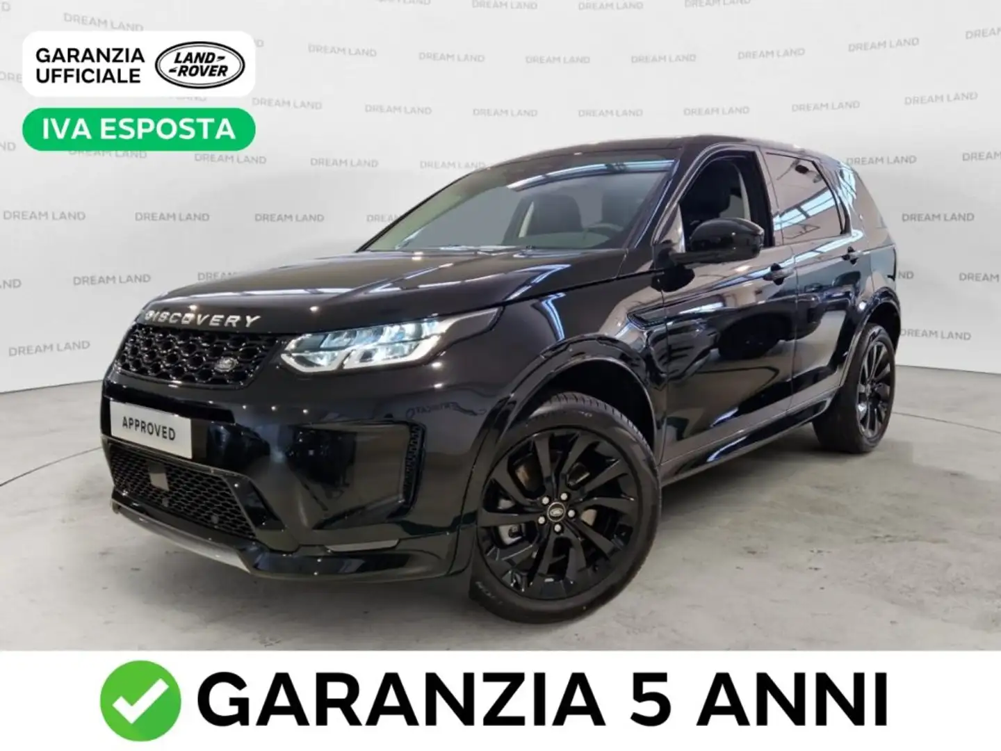 Land Rover Discovery Sport 2.0 TD4 163 CV AWD Auto S GARANZIA 5 ANNI Zwart - 1