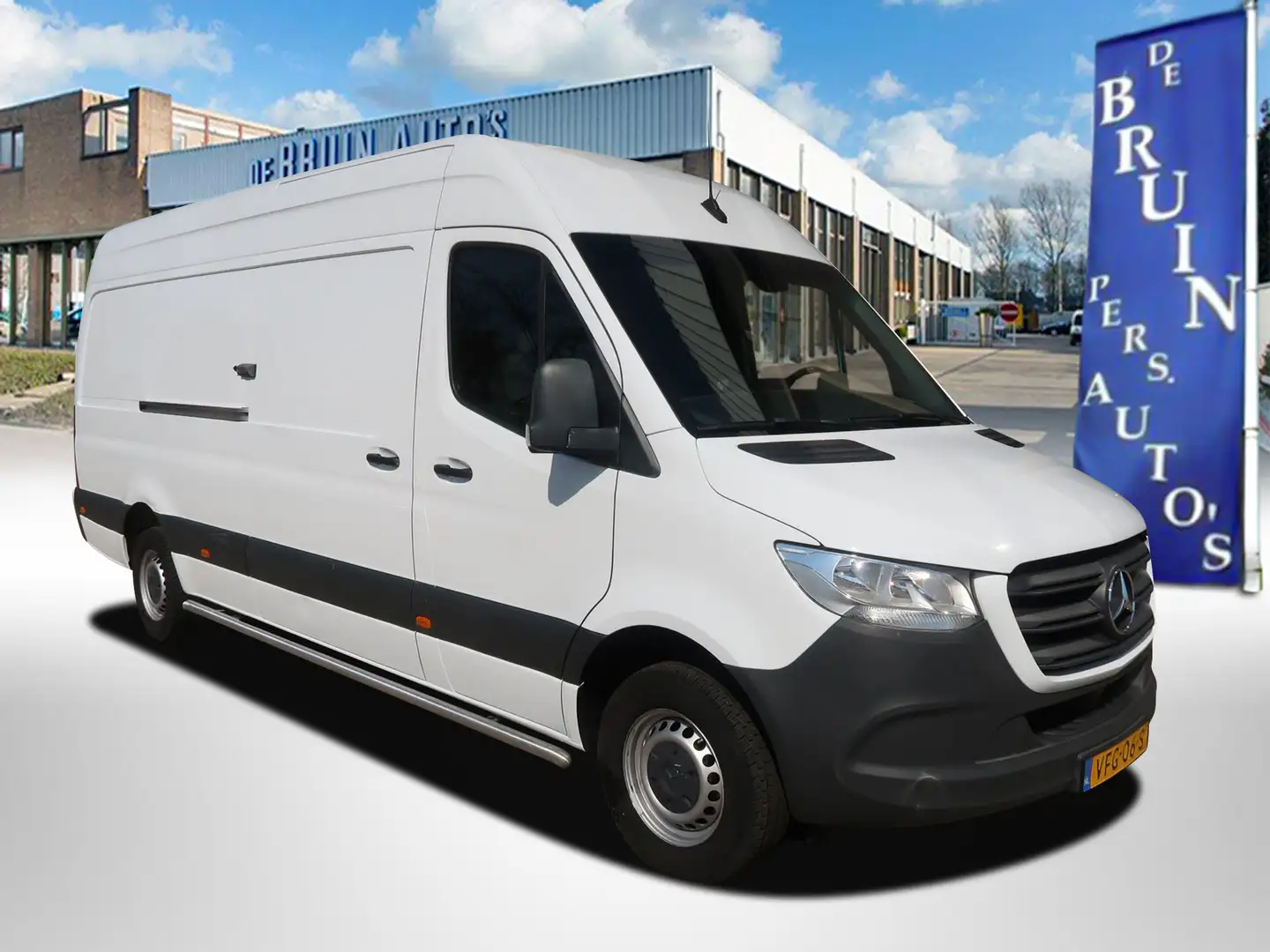 Mercedes-Benz Sprinter 316 CDI L3/H2 Autom. Cruise control Airco EURO-6 Wit - 1