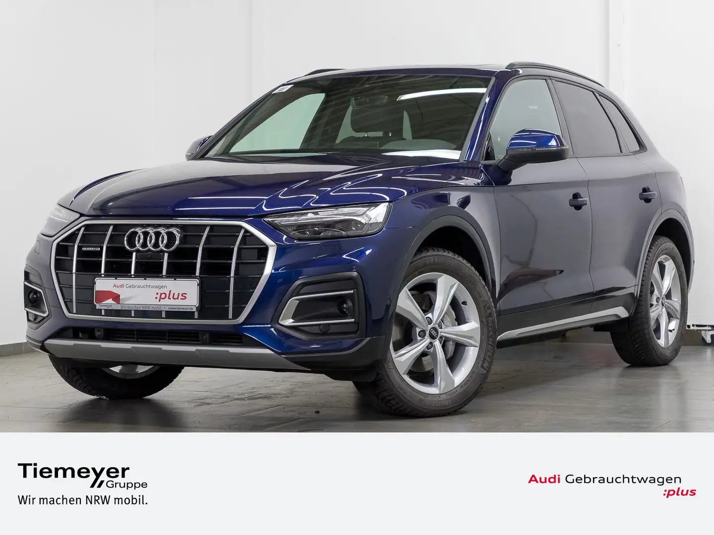 Audi Q5 45 TFSI Q S LINE RAUTENSTEPPUNG AHK PANO MATR Blau - 1