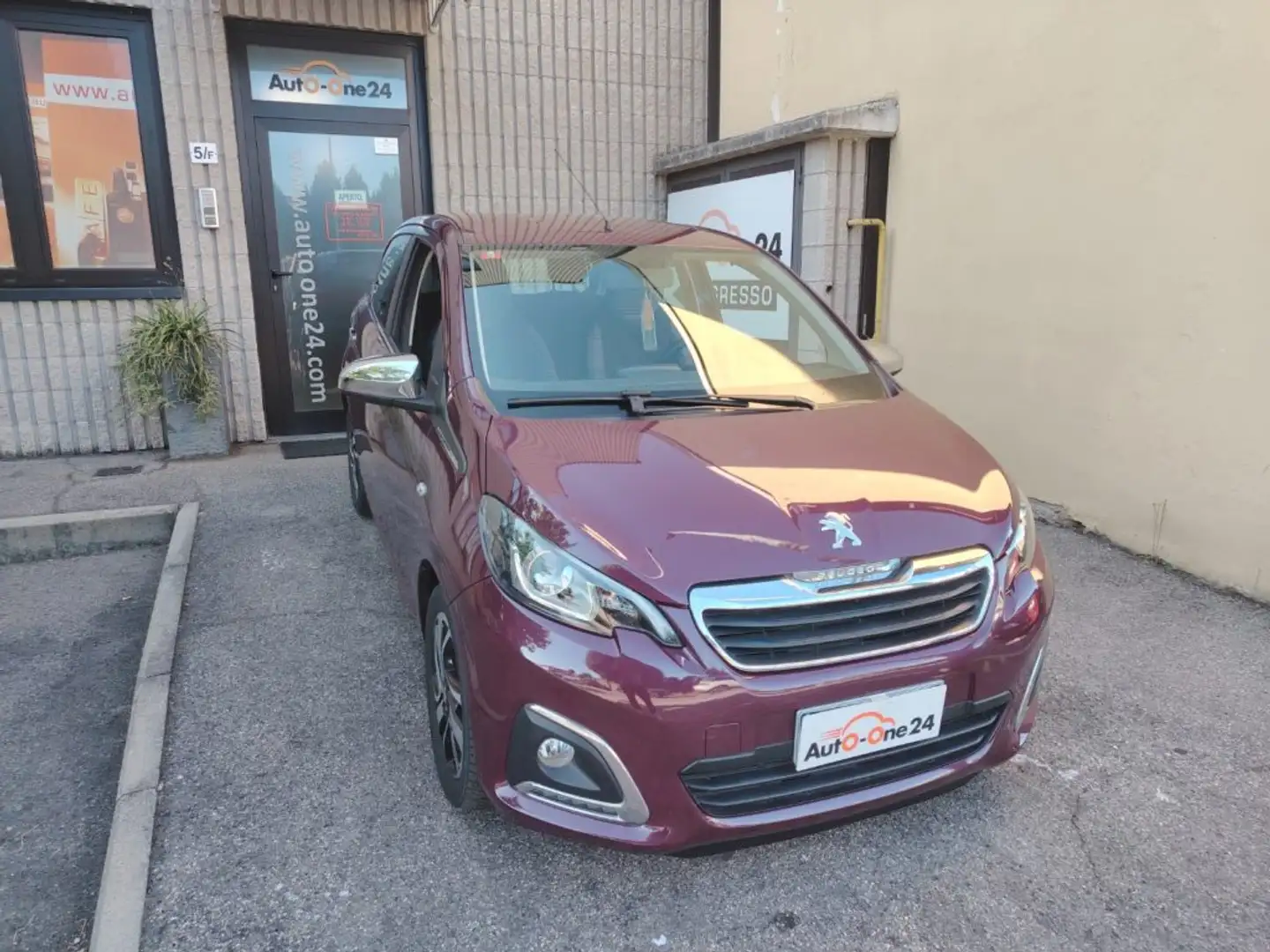 Peugeot 108 VTi 68 5pt Allure MECCANICA TOYOTA - NEOPATENTATI Rosso - 2