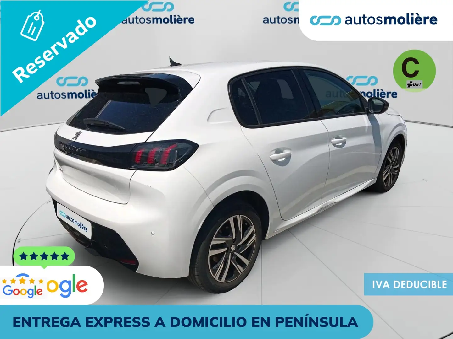 Peugeot 208 1.2 Puretech S&S Allure Pack 100 Blanco - 2