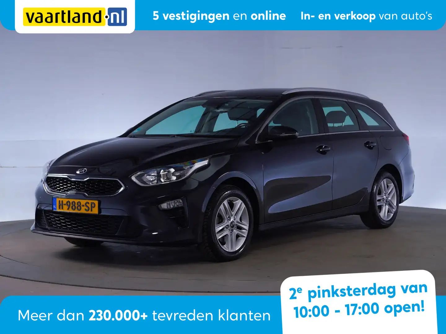 Kia Ceed / cee'd Cee d 1.0 T-GDi DynamicLine [ Navi Camera Lane ass Zwart - 1
