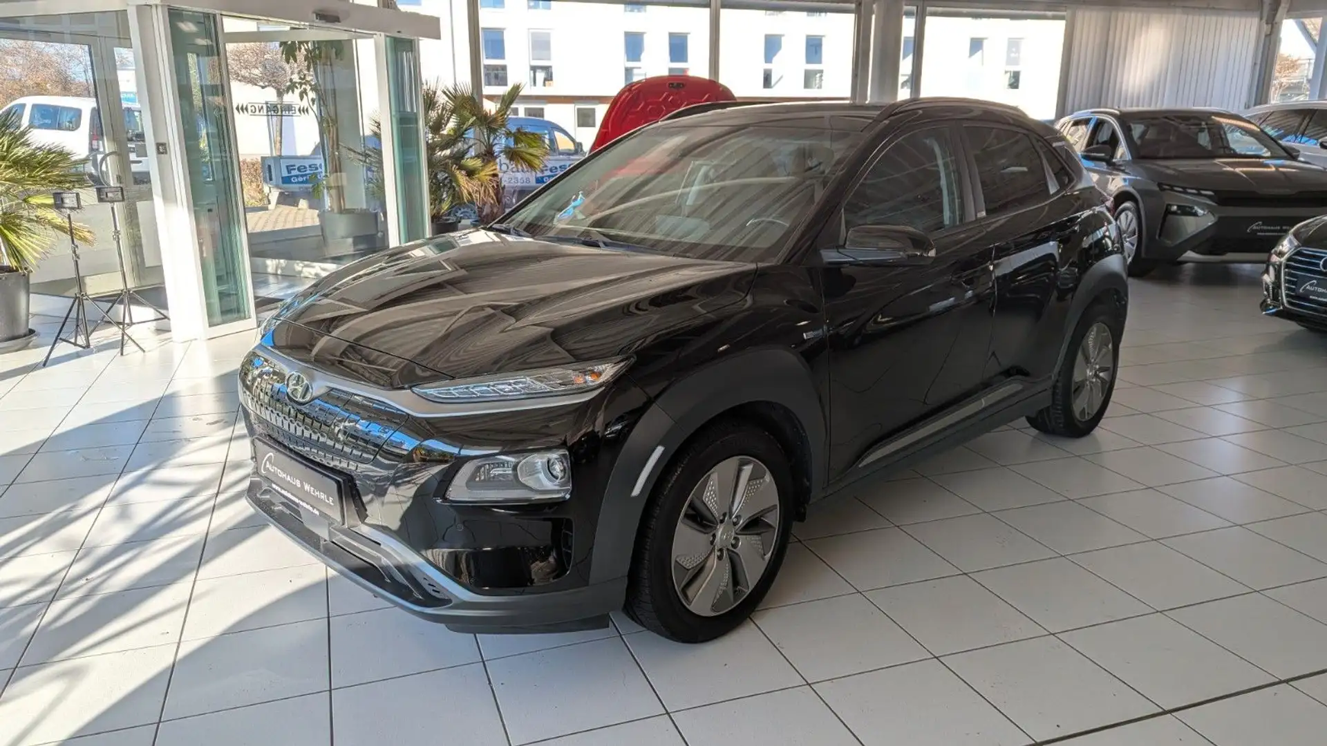 Hyundai KONA Elektro Schwarz - 1