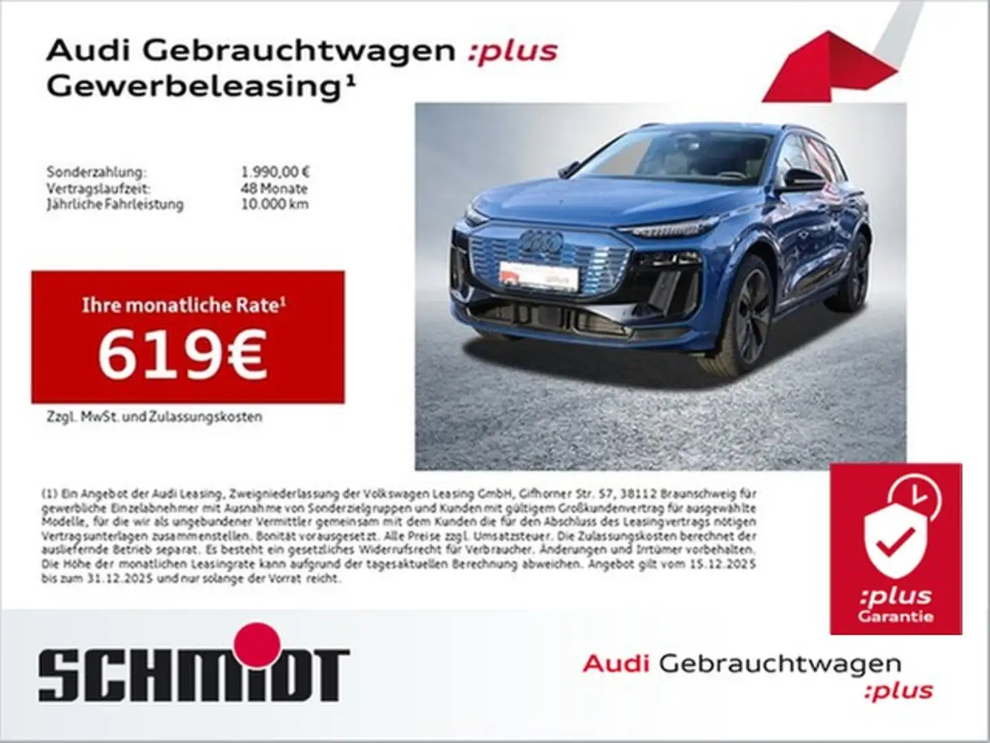 Audi SQ6 e-tron Edition One Pano AHK LM21 B&O HuD Leder Blau - 1