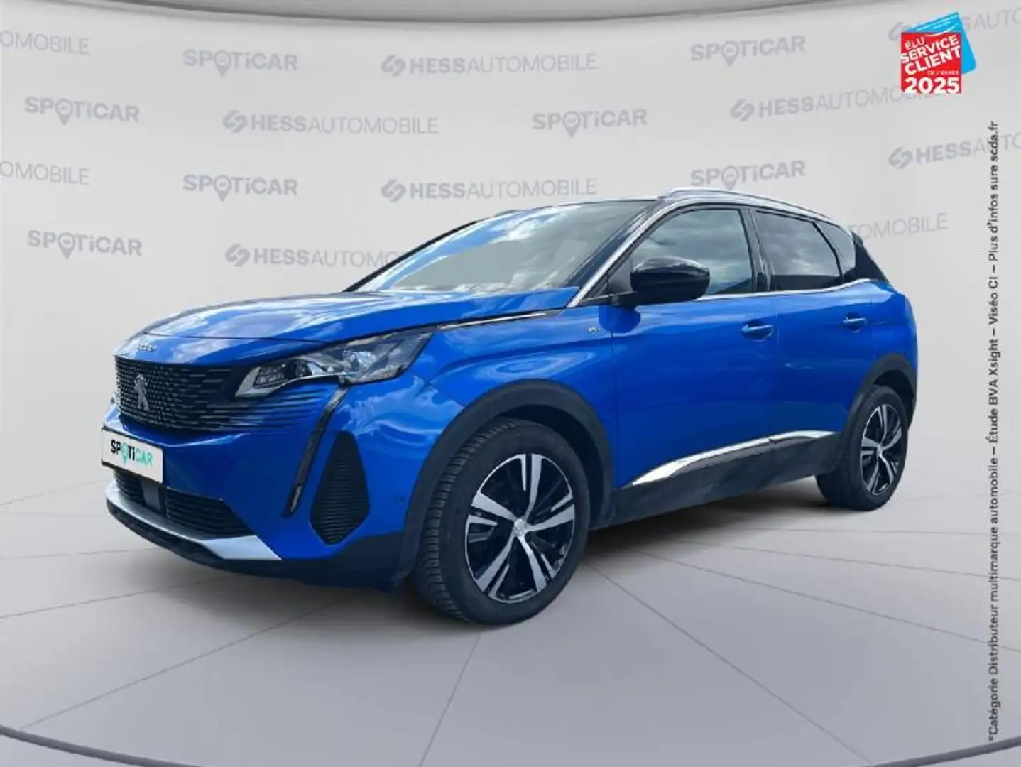 Peugeot 3008 1.2 PureTech 130ch S\u0026S GT EAT8 Bleu - 1