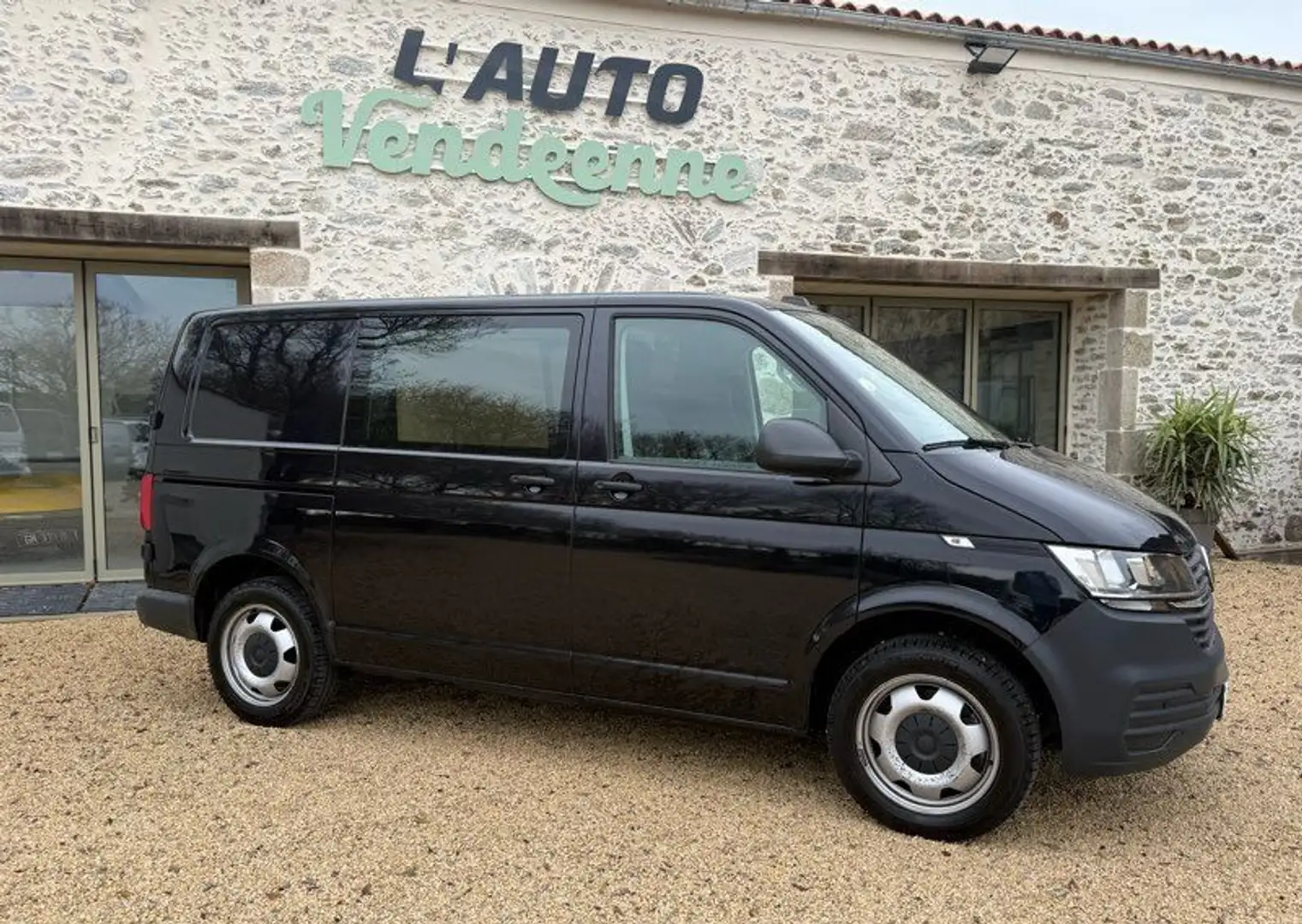 Volkswagen Transporter T6.1 2.0 TDI 204ch DSG7 Business Vitré 24 158HT Negru - 2