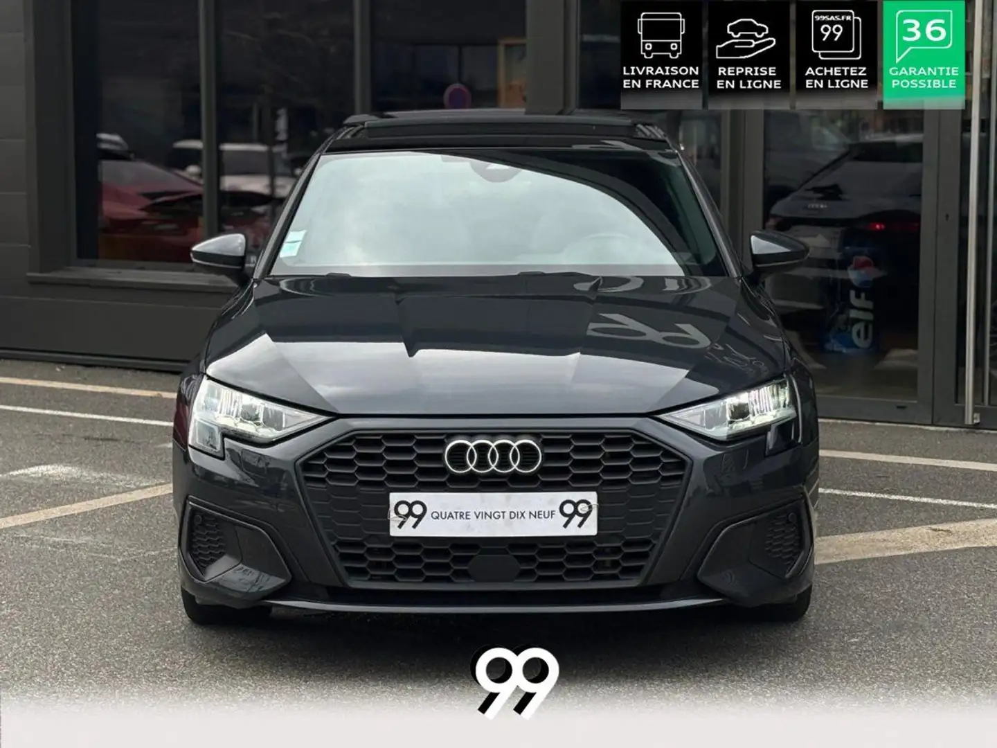 Audi A3 1.4 40 TFSI e - 204 - BV S-Tronic 6 8Y PHASE 1 Gris - 2