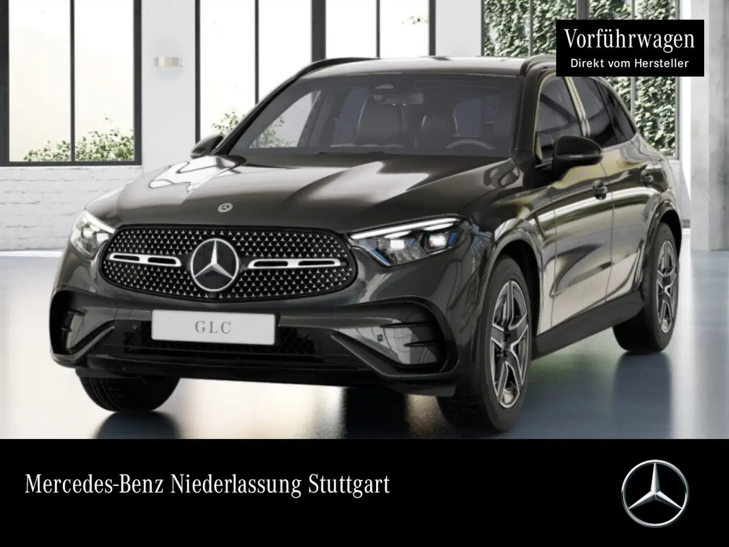 Mercedes-Benz GLC 300 de 4M AMG+NIGHT+AHK+KAMERA+TOTW+KEYLESS+9G Grigio - 1