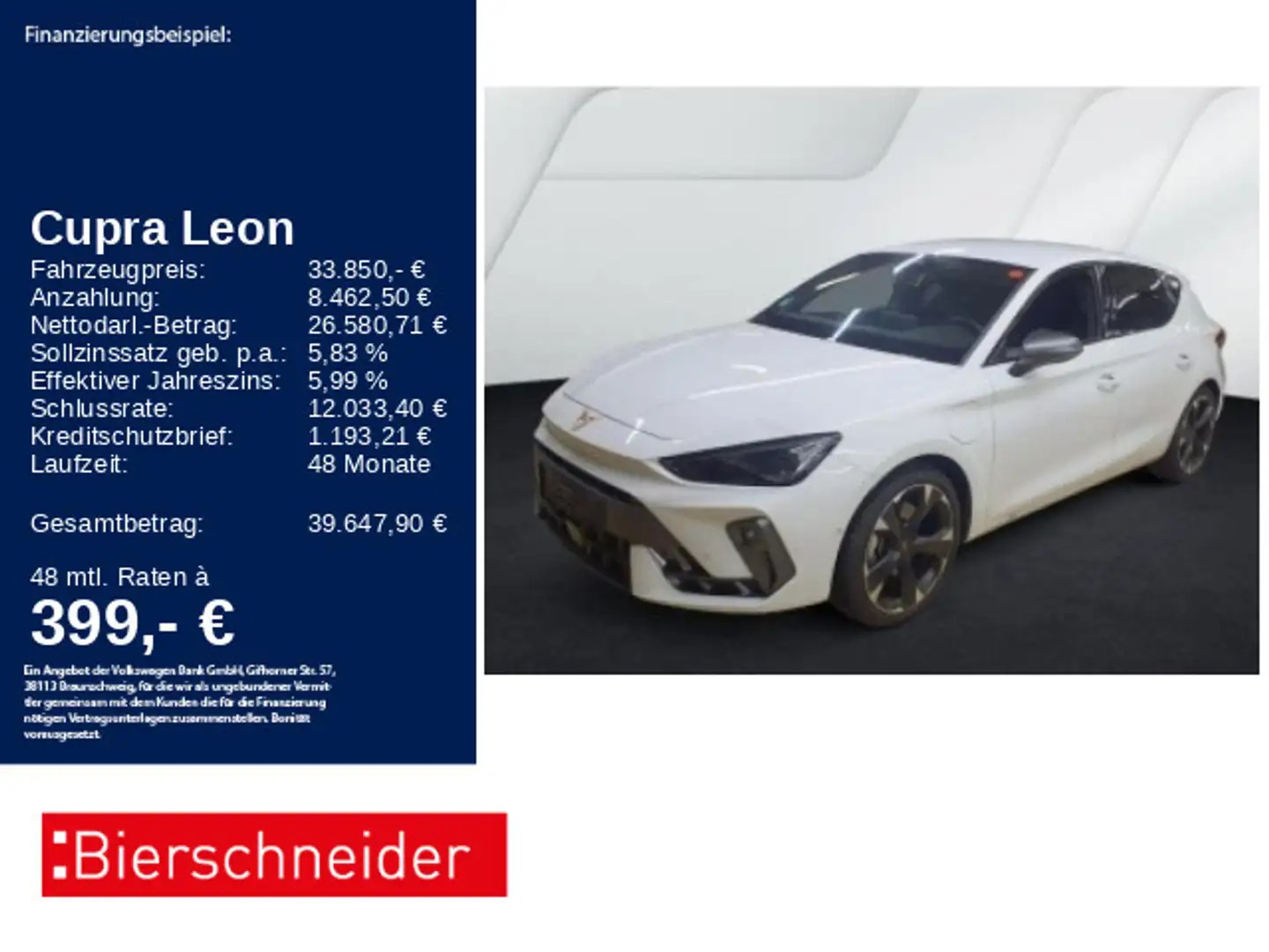 CUPRA Leon 1.5 e-Hybrid EDGE CAM GANZJAHR KEYLESS Weiß - 1