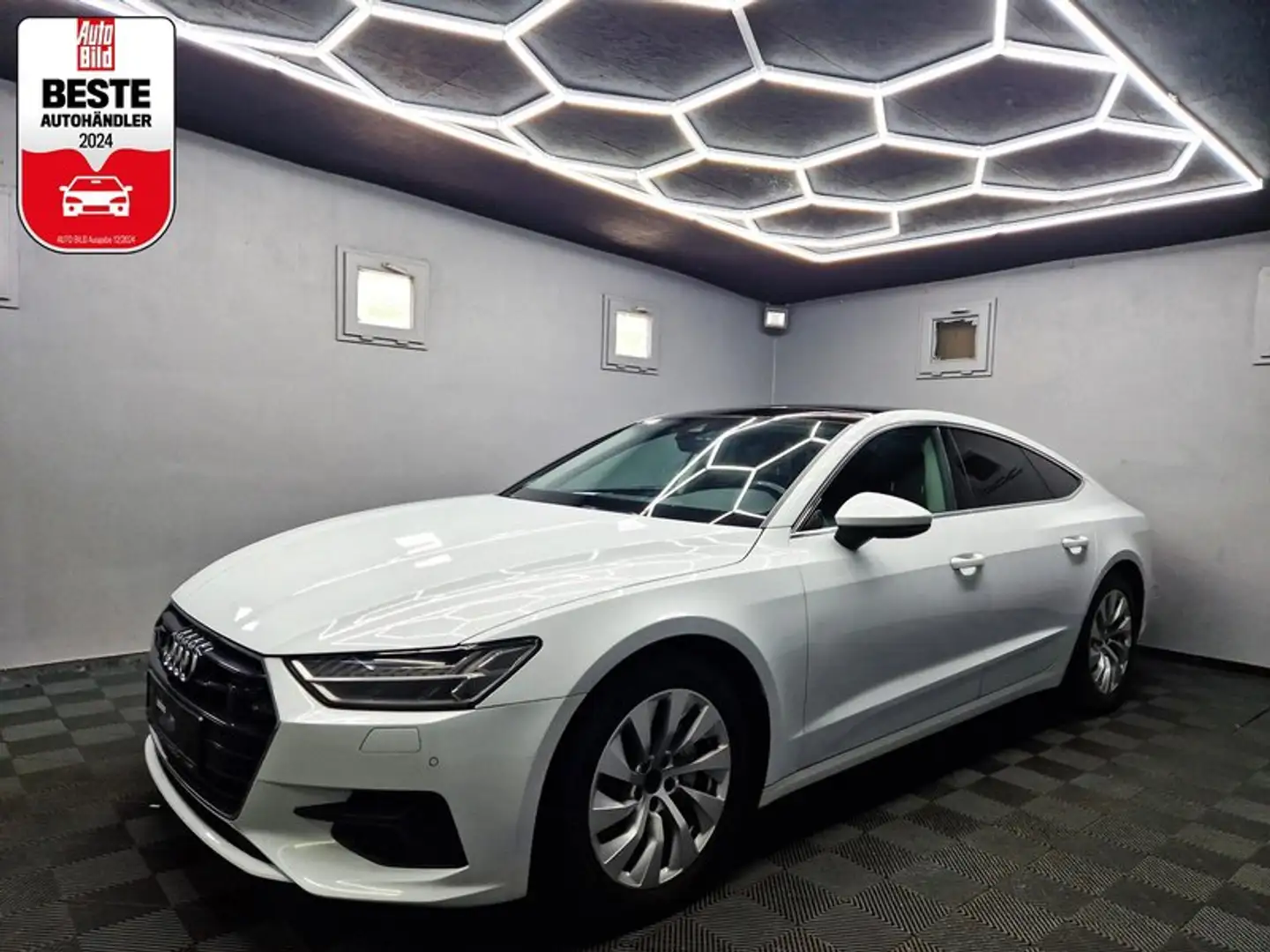 Audi A7 Sportback 50 TDI quattro|PANO|VOLLEDER|VIRTUAL|MAT Weiß - 1