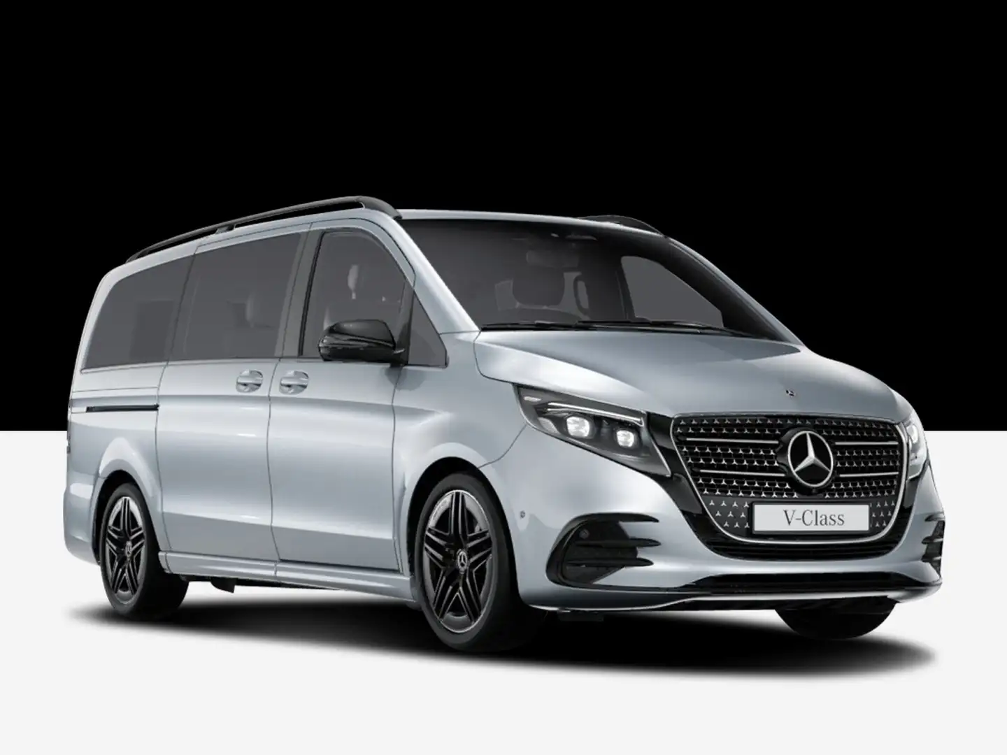 Mercedes-Benz V 300 V 300 d AVANTGARDE Lang  AMG Line/Basic/Navi/Klima Argent - 1