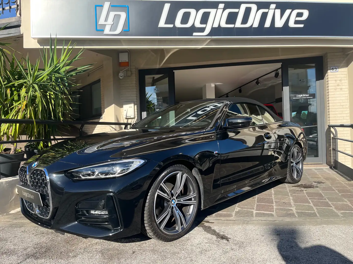 BMW 420 d Cabrio 190cv Msport aut GARANZIA + SERVICE P BMW Noir - 1
