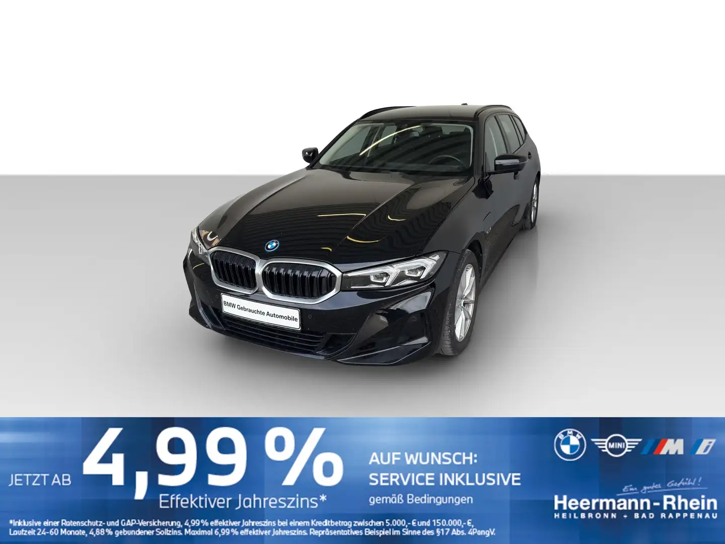 BMW 320 e Tour. Navi.PDC.Tempo.SHZ.Klimaaut.RDA.DAB. Schwarz - 2