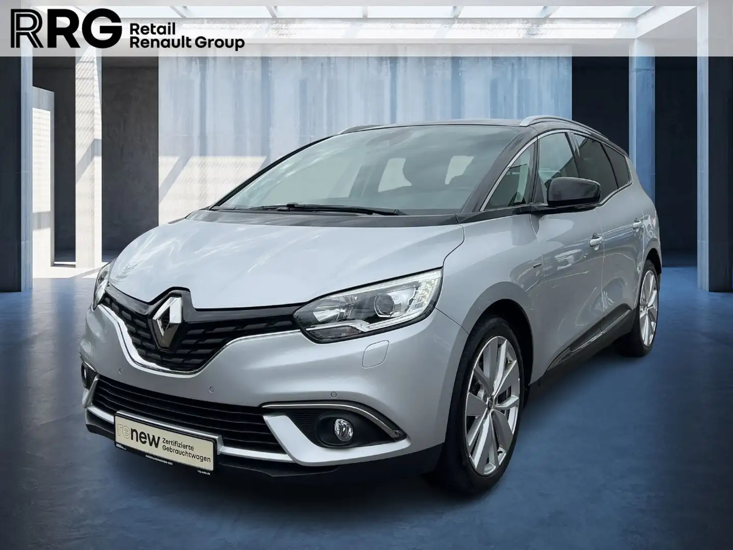 Renault Grand Scenic LIMITED TCe 115  7 SITZER srebrna - 1