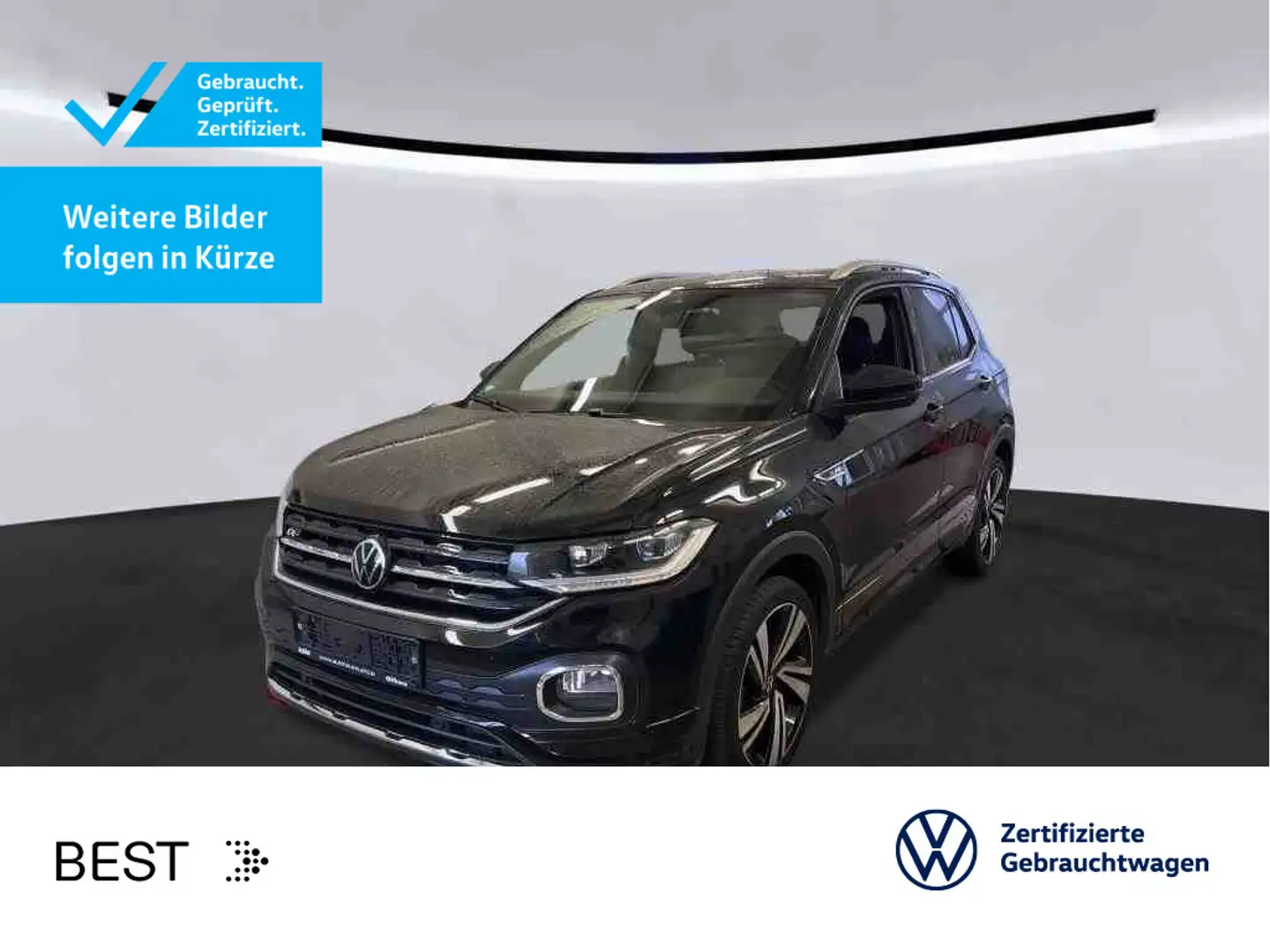 Volkswagen T-Cross 1.0 TSI DSG R-LINE*LED*KAMERA*NAVI*KLIMA Schwarz - 1