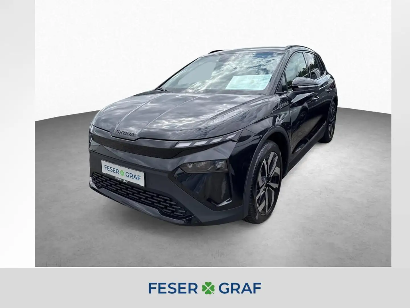 Skoda Elroq 85 Sportline Advanced Paket*360°Kamera*uvm*LAGERWA Negro - 1