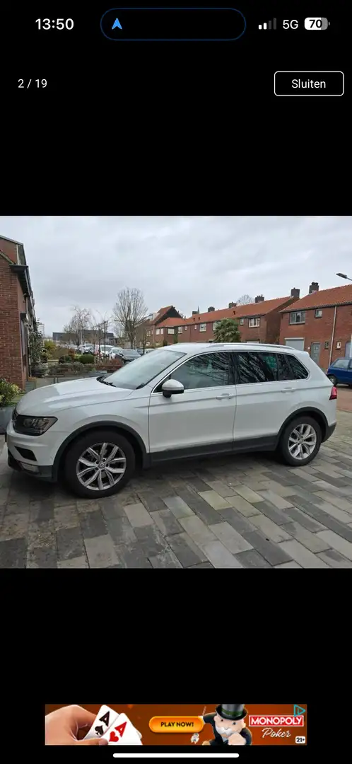 Volkswagen Tiguan 1.4 TSI ACT Highl. Wit - 2