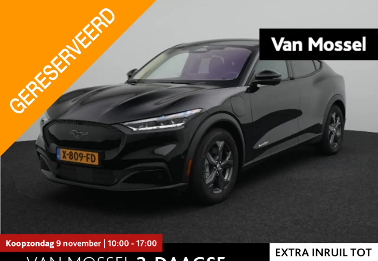 Ford Mustang Mach-E RWD 75 kWh Zwart - 1