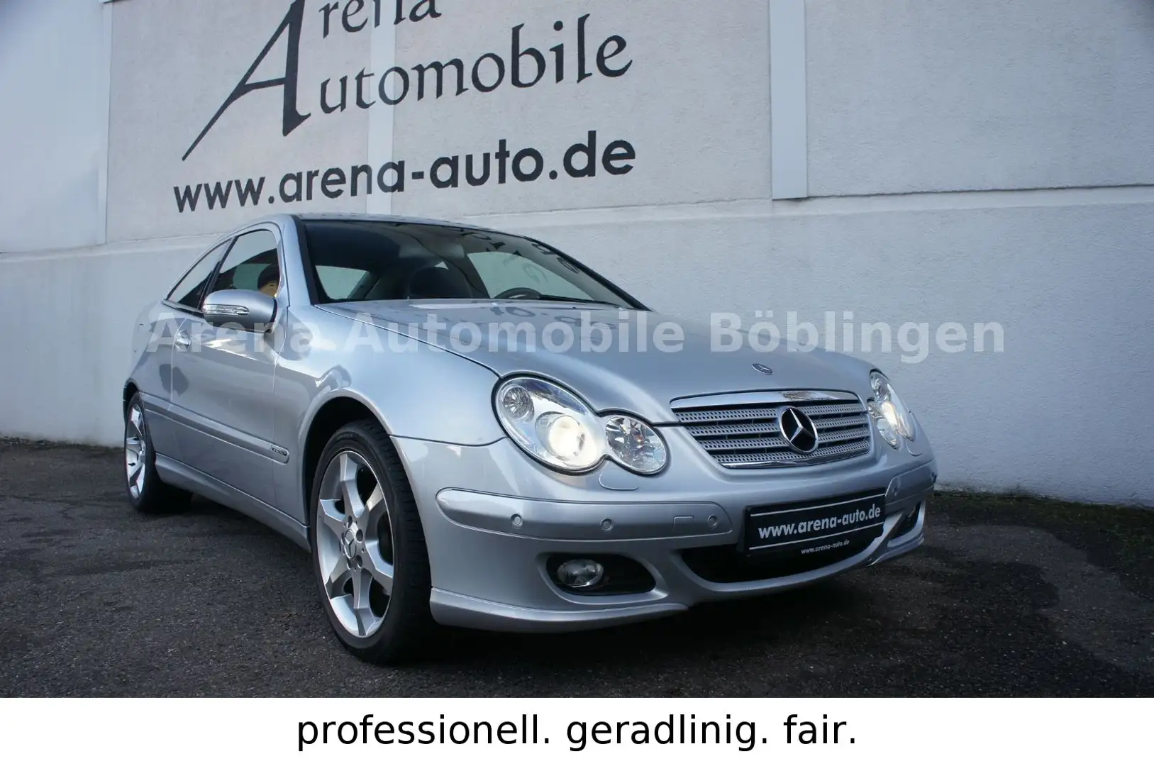 Mercedes-Benz C 180 Sportcoupe Kompressor Sport Edition Aut. Silber - 1