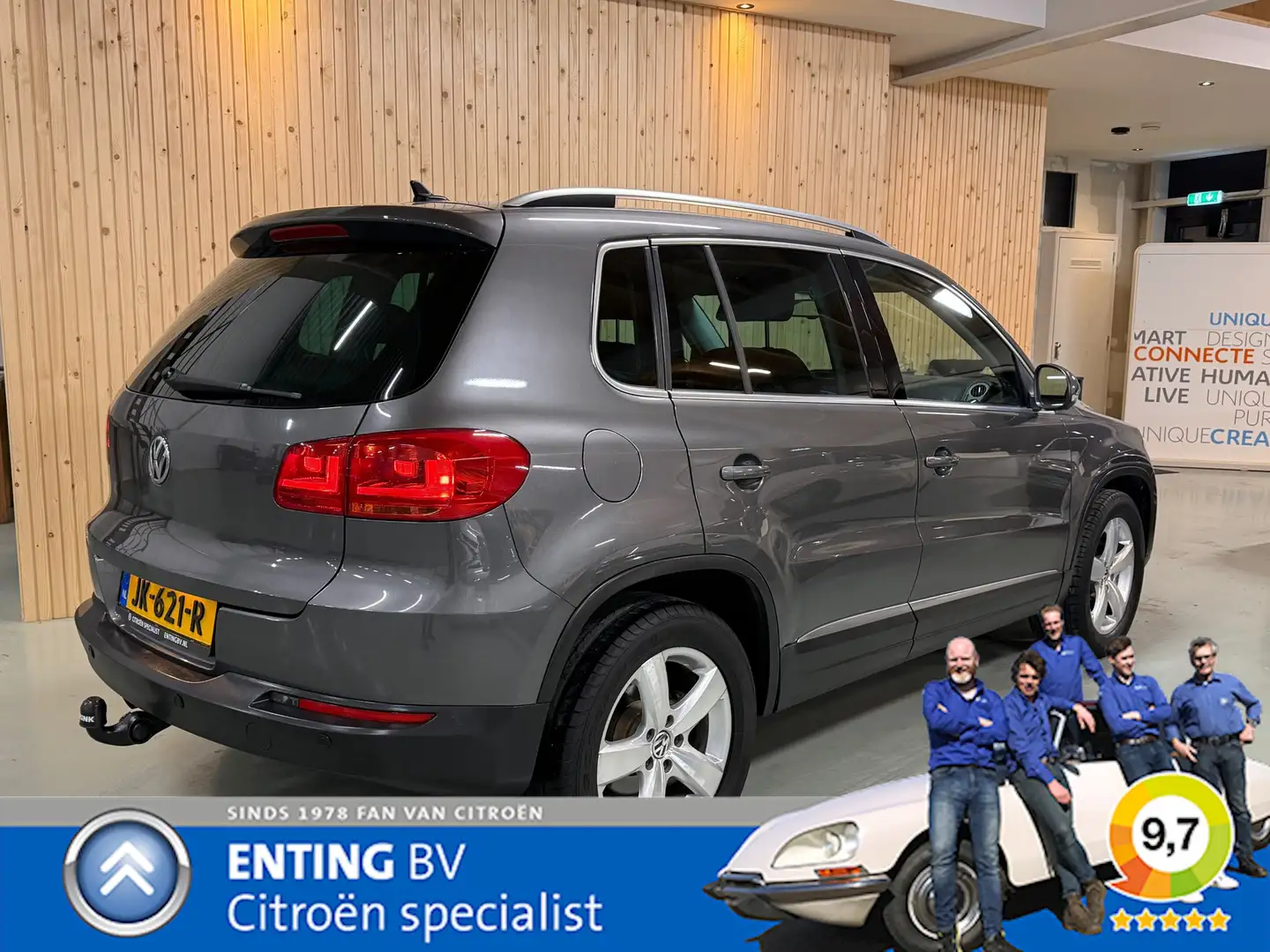 Volkswagen Tiguan 1.4 TSI R-Line Edition TREKHAAK ECC STOELVERWARMIN Grau - 2