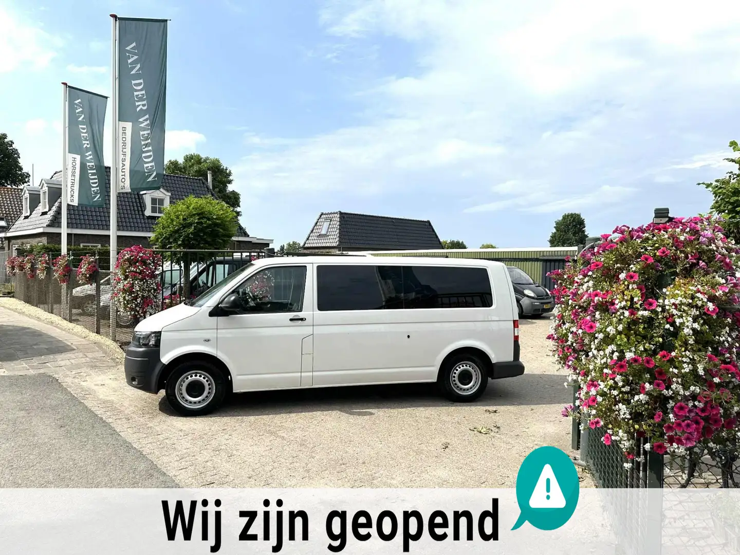 Volkswagen 2.0 TDI L2H1 AUTOMAAT 9 PERSOONS Blanco - 1