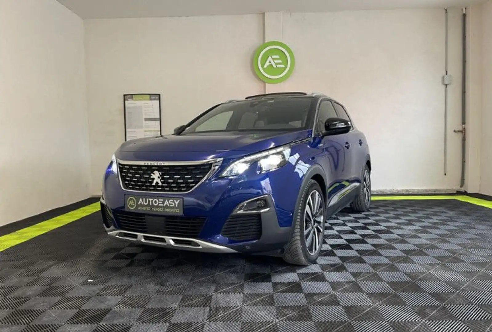 Peugeot 3008 II HYBRID4 300ch Allure e-EAT8 Bleu - 1